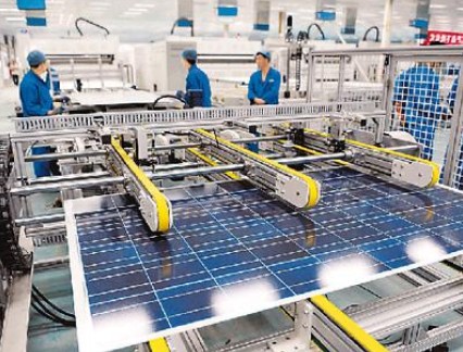 PV module production line